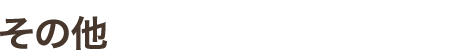その他